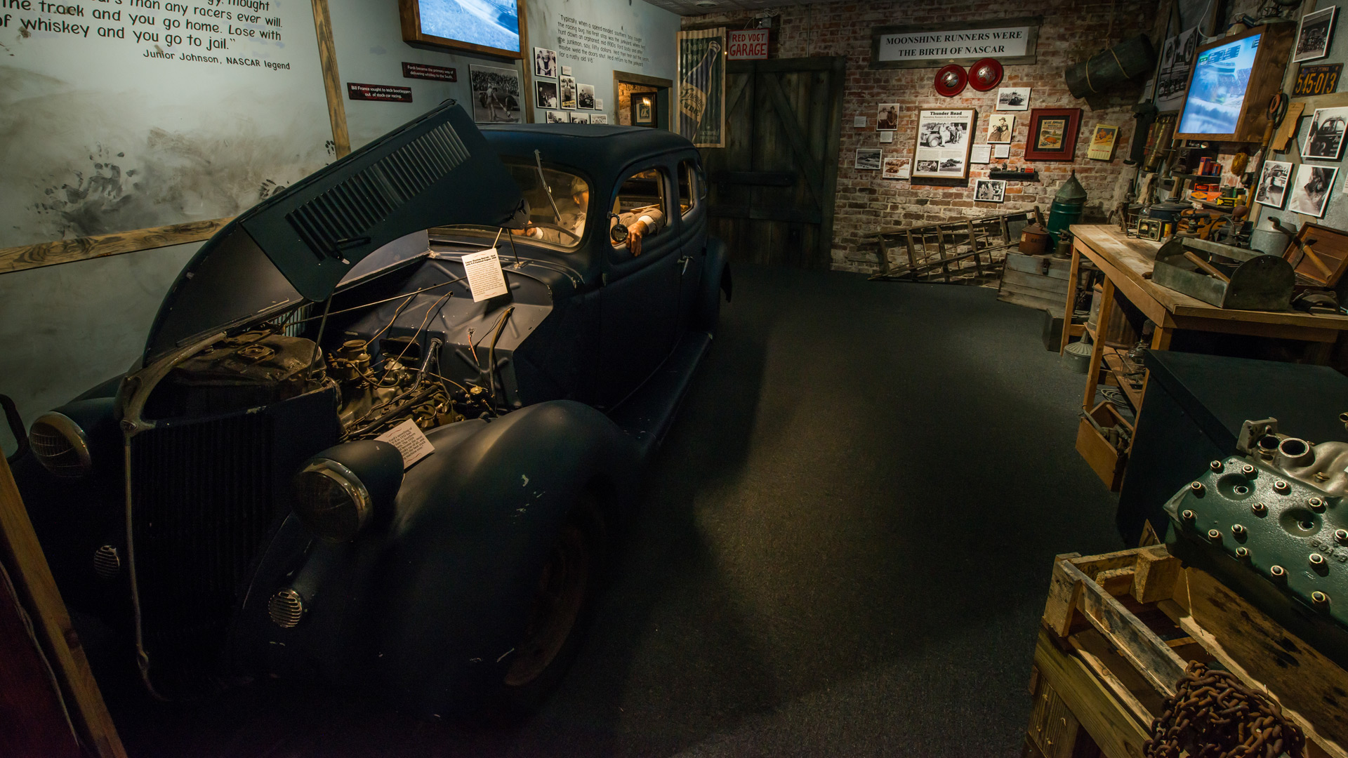 exhibit at the american prohibition museum