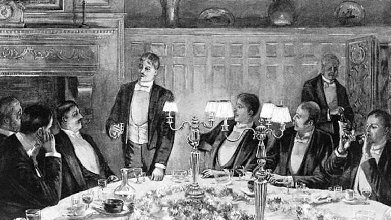 men drinking in a a social gathering