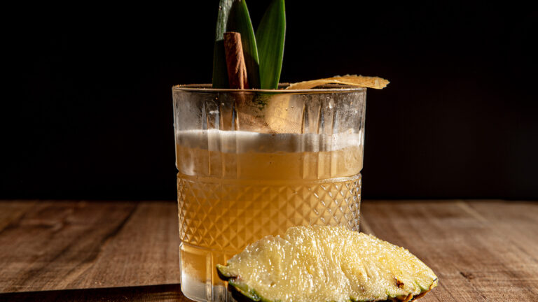 tybrisa cocktail at congress street up speakeasy in savannah