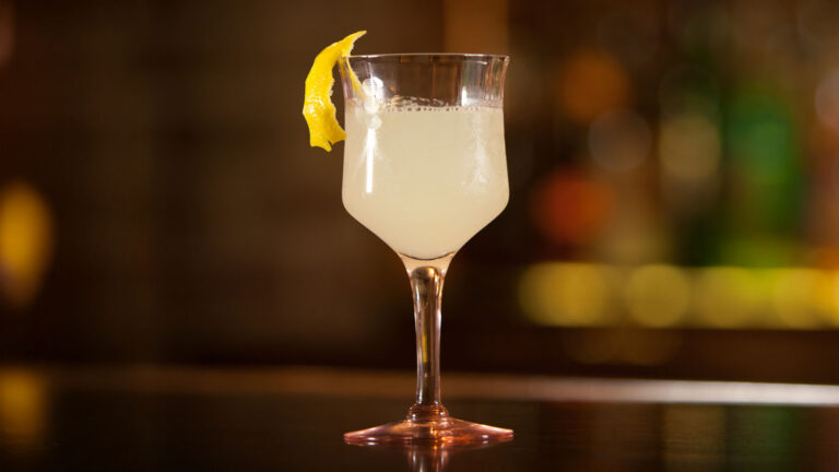 French 75 Cocktail at the American Prohibition Museum